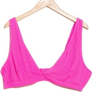 Good American Always Fit Support pink Bikini Top size 3 NWT in packaging